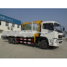 O caminhão da carga de Dongfeng da movimentação 6X4 com guindaste do caminhão ascendeu para 8-16T que levanta o guindaste